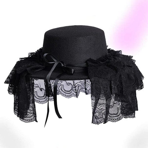 Vintage Black Veil Hat