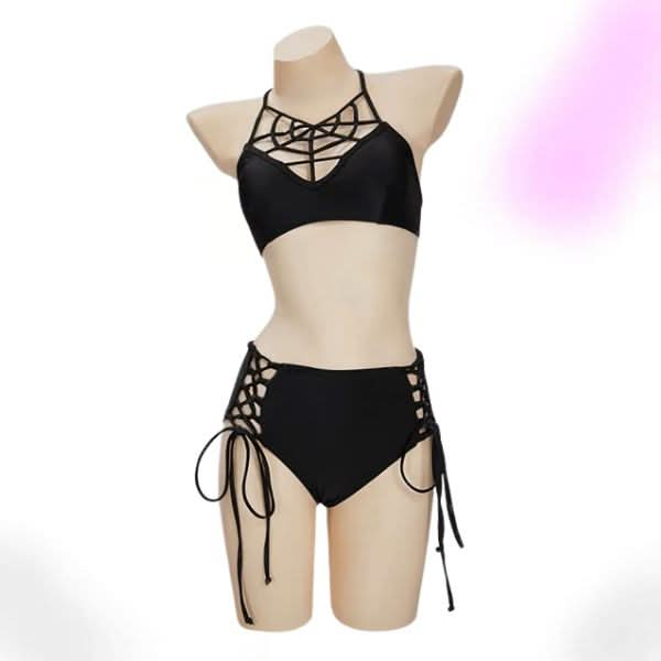 Shadow Weaver Gothic Halter Bikini