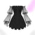 Anne Lantern Sleeve Mini Dress
