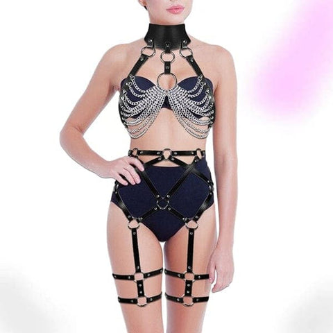 Fetish Warrior Leather Harness