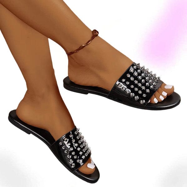 Devil's Spur Leather Studded Sandals