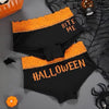 Elegant High-Waist Lace Panties - Halloween Underwear