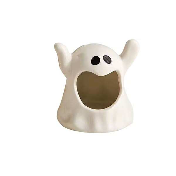 Spooky Sweet Spirits Ceramic Ghost Candle Holders