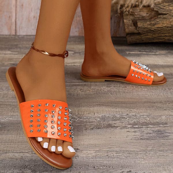 Devil's Spur Leather Studded Sandals