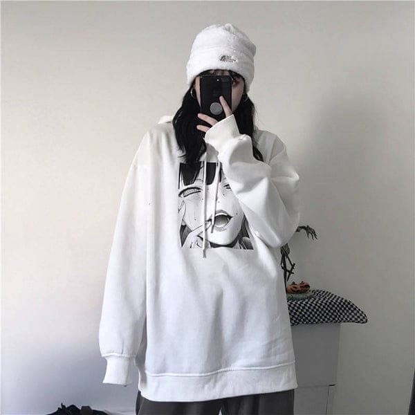 Manga Girl Oversized Hoodie