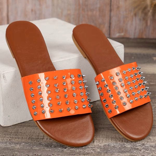 Devil's Spur Leather Studded Sandals