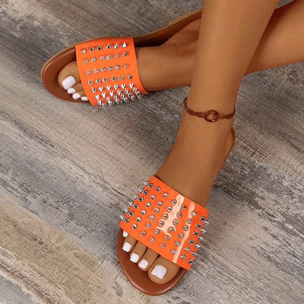 Devil's Spur Leather Studded Sandals