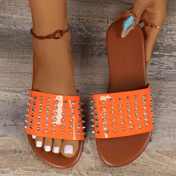 Devil's Spur Leather Studded Sandals