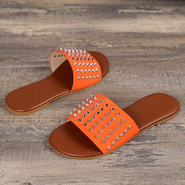 Devil's Spur Leather Studded Sandals