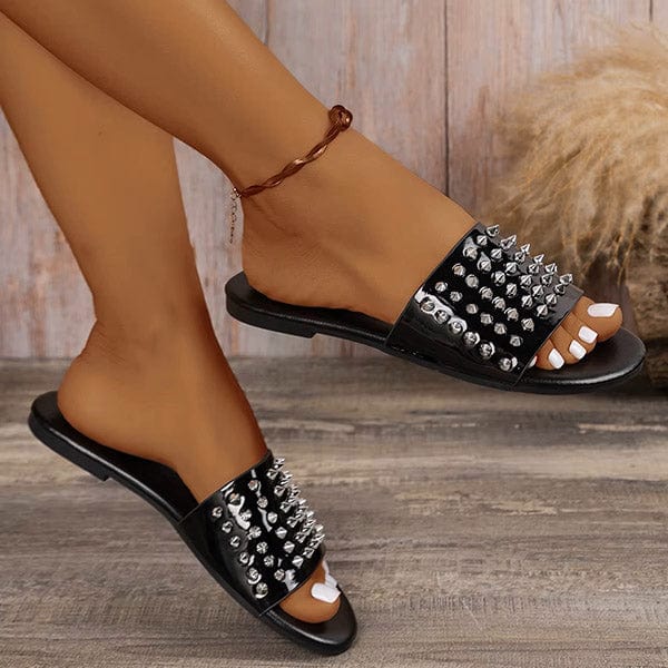 Devil's Spur Leather Studded Sandals