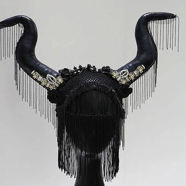 Devilish Ox Horns Headdress