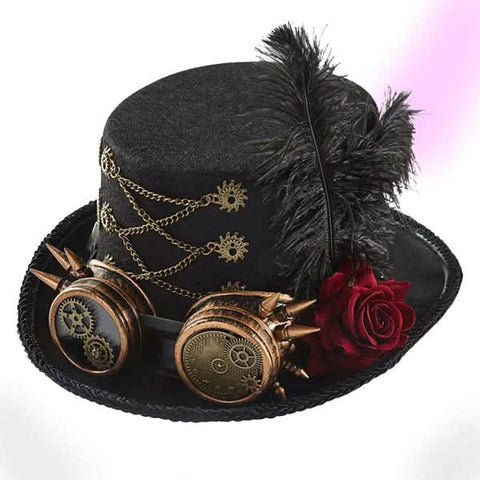 Gothic Steampunk Fedora Hat