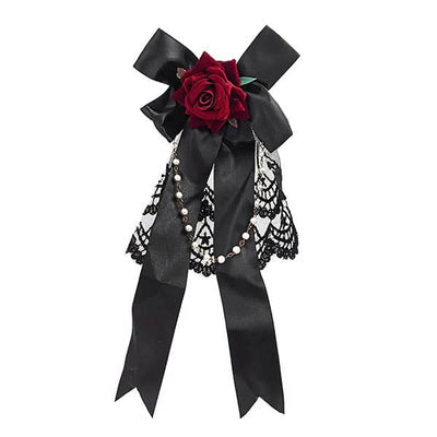 Nightshade Rose Gothic Hair Clip