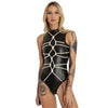 Shibari PU Leather Bodysuit