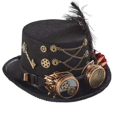 Gothic Steampunk Fedora Hat