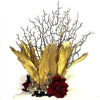 Rosewood Feathers Lolita Headpiece