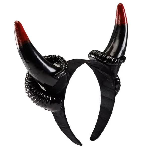 Devilish Lolita Ox Horn Headband