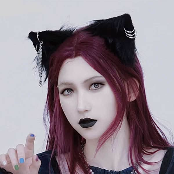 Gothic Lolita Cat Ear Hairpins