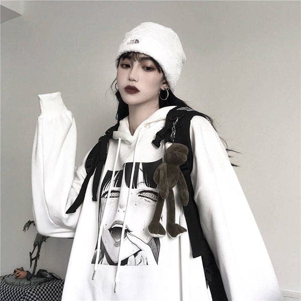 Manga Girl Oversized Hoodie