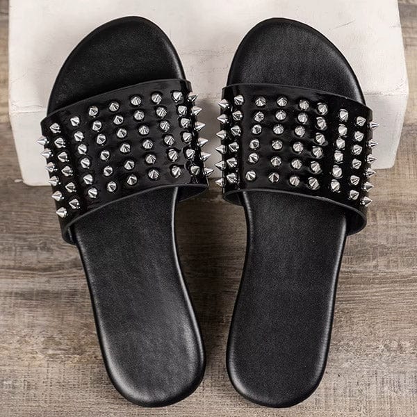 Devil's Spur Leather Studded Sandals