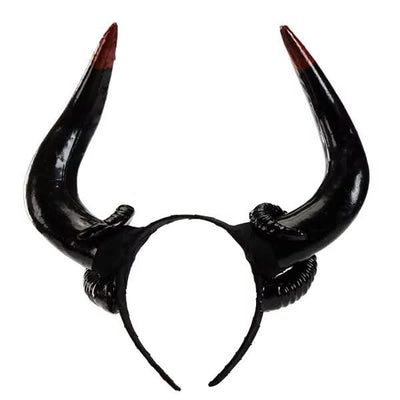 Devilish Lolita Ox Horn Headband