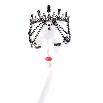 Midnight Elegance Bridal Crown