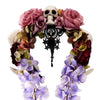 Skull FLower Veil Headband