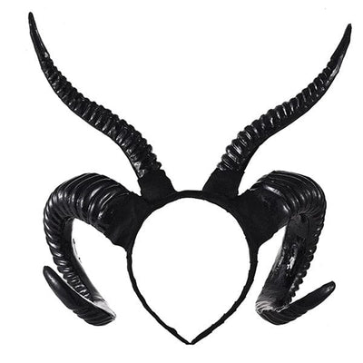 Gothic Sheep Horn Headpiece