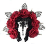 Gothic Rose Skeleton Headband