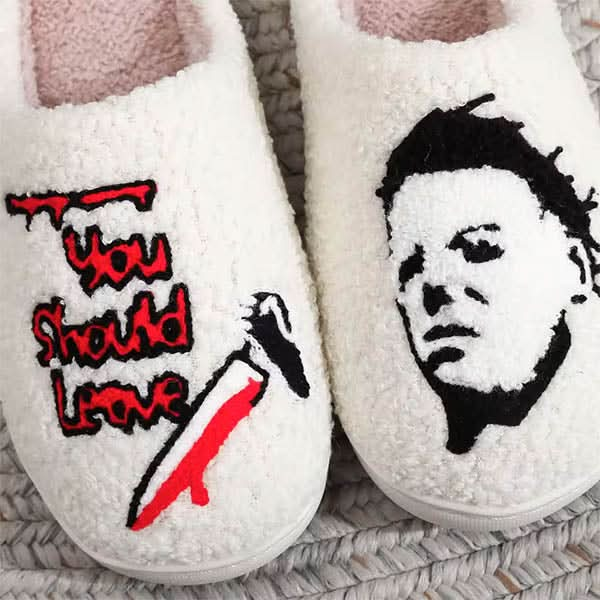 Michael Myers Halloween Slippers