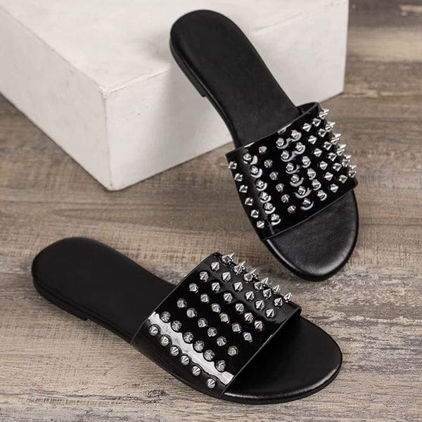 Devil's Spur Leather Studded Sandals