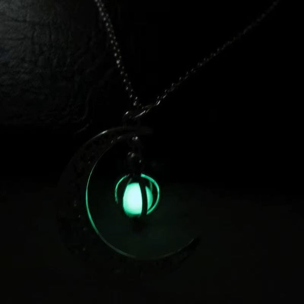 Glowing Moon Goddess Necklace