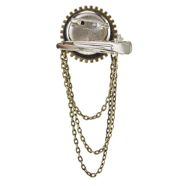Rose Chain Hair Clip Brooch