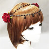 Double Rose Chain Hair Clip