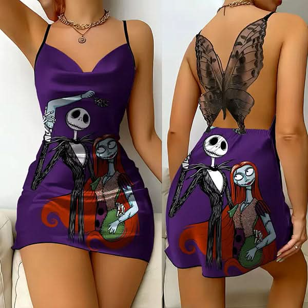 Spooky Sweet Dreams Jack & Sally Nightdress