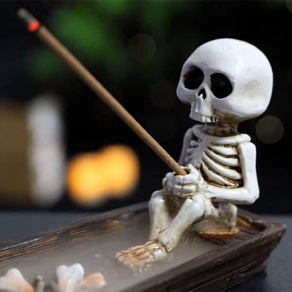 Halloween Skull Ship Incense Holder