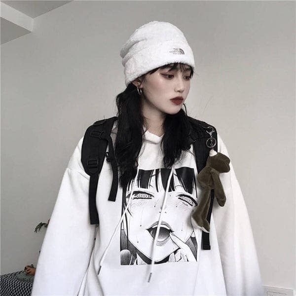 Manga Girl Oversized Hoodie