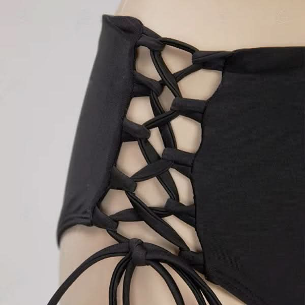 Shadow Weaver Gothic Halter Bikini