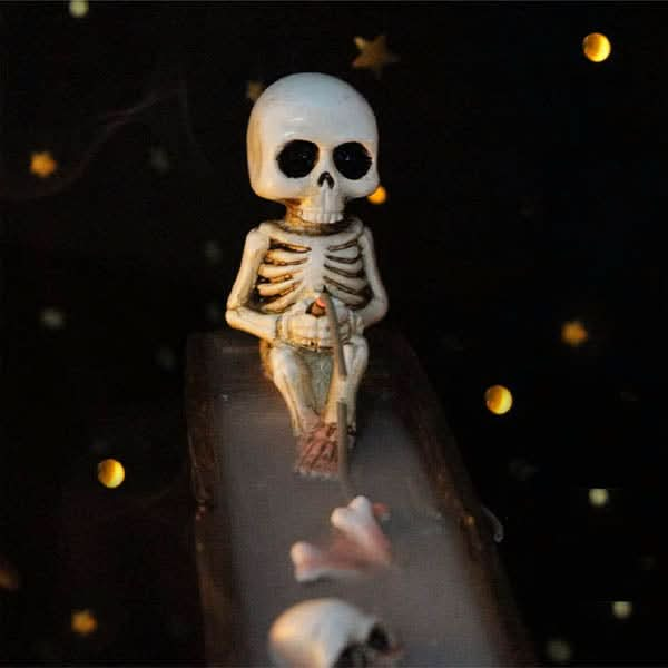 Halloween Skull Ship Incense Holder