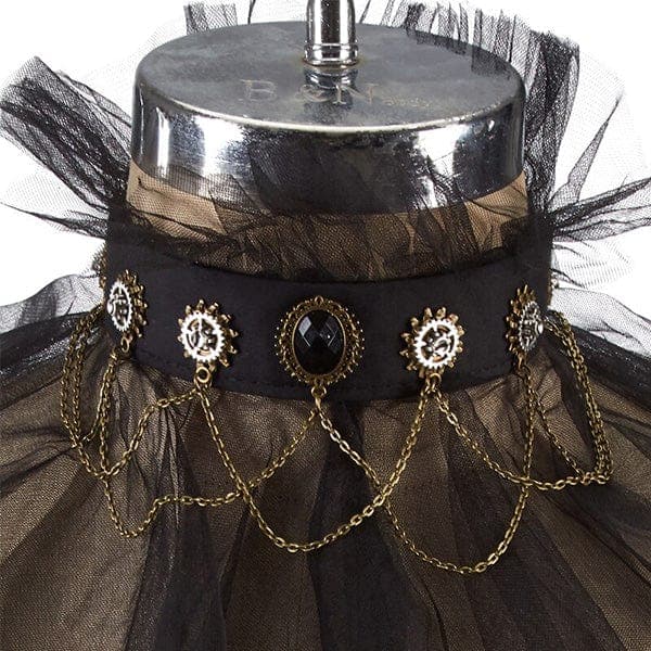 Genevieve Steampunk Detachable Collar