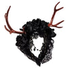 Festive Gothic Antler Horn Headband