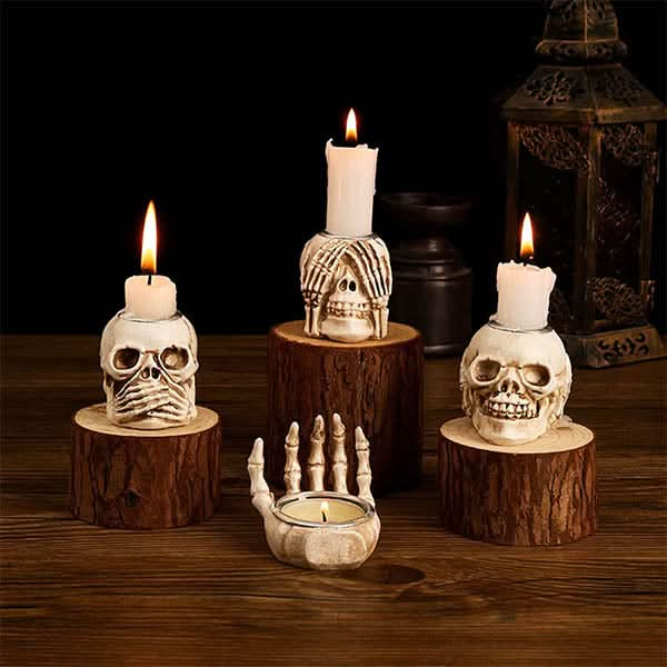 Antique Skull Incense Burner