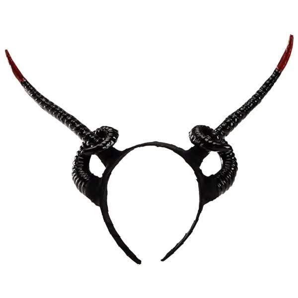 Devilish Lolita Ox Horn Headband