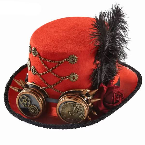 Gothic Steampunk Fedora Hat