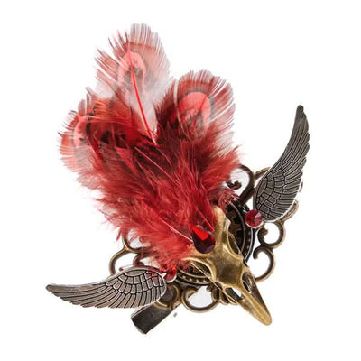 Steampunk Bird Skeleton Brooch