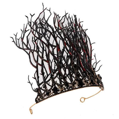 Gothic Crystal Tree Branch Tiara