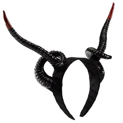 Devilish Lolita Ox Horn Headband