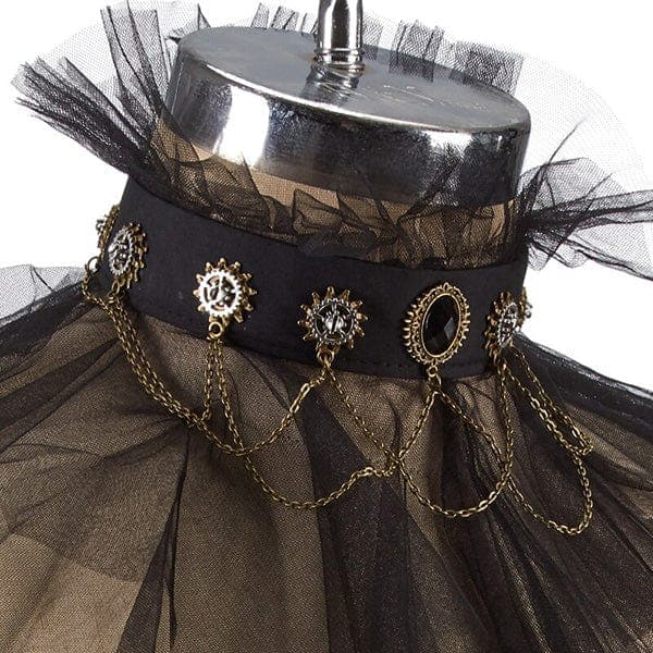 Genevieve Steampunk Detachable Collar