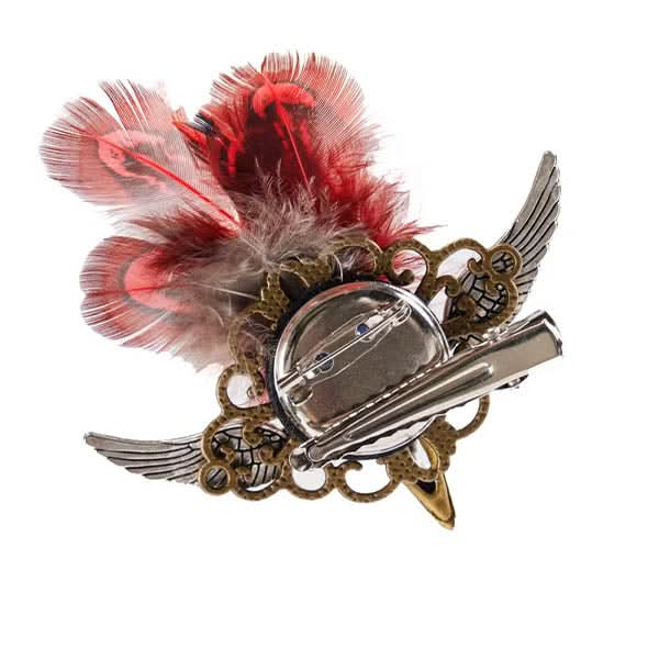 Steampunk Bird Skeleton Brooch