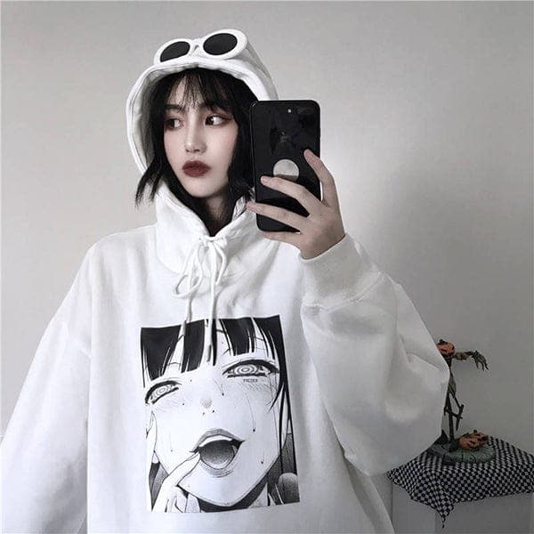 Manga Girl Oversized Hoodie